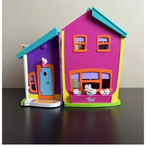 Polly Pocket House with Elevator 2002 Folding Playhouse Toy